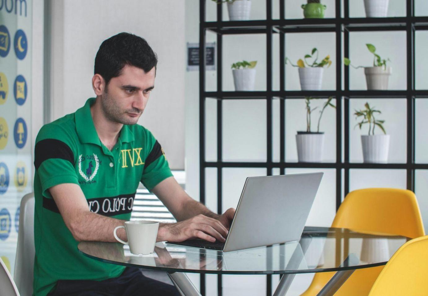 Financial analysis workspace with charts and market data